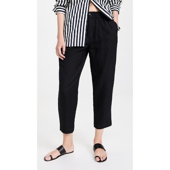 Madewell Linen-Blend Track Trousers NEW - Picture 2 of 10